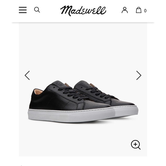 Madewell Shoes - GREATS Royale Perforated Leather Low-Top Sneakers